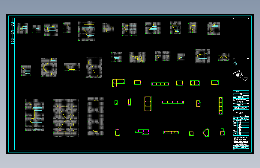 杭州某别墅区石材装饰CAD图14