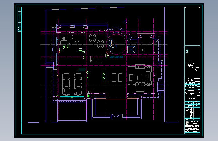 杭州某别墅区石材装饰CAD图16