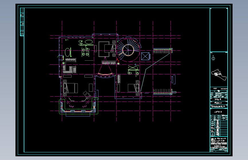 杭州某别墅区石材装饰CAD图18