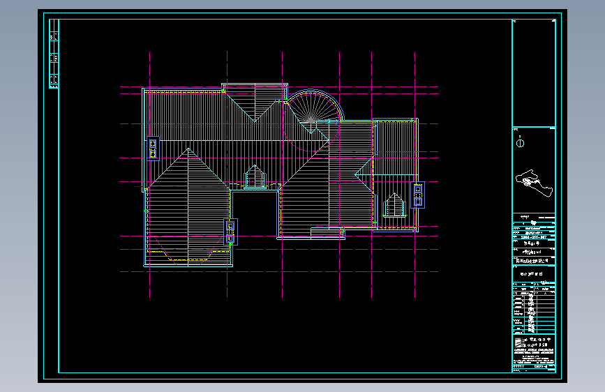 杭州某别墅区石材装饰CAD图19