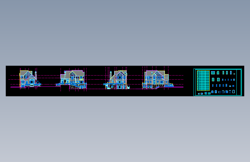 杭州某别墅区石材装饰CAD图20