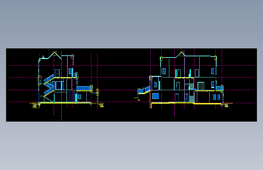 杭州某别墅区石材装饰CAD图25