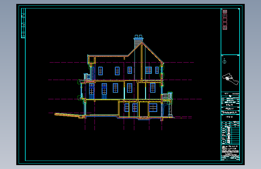 杭州某别墅区石材装饰CAD图28