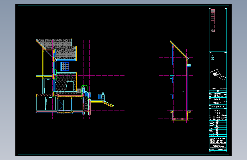 杭州某别墅区石材装饰CAD图29
