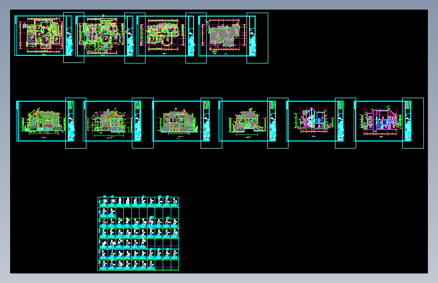 某别墅区会所石材装饰CAD图4