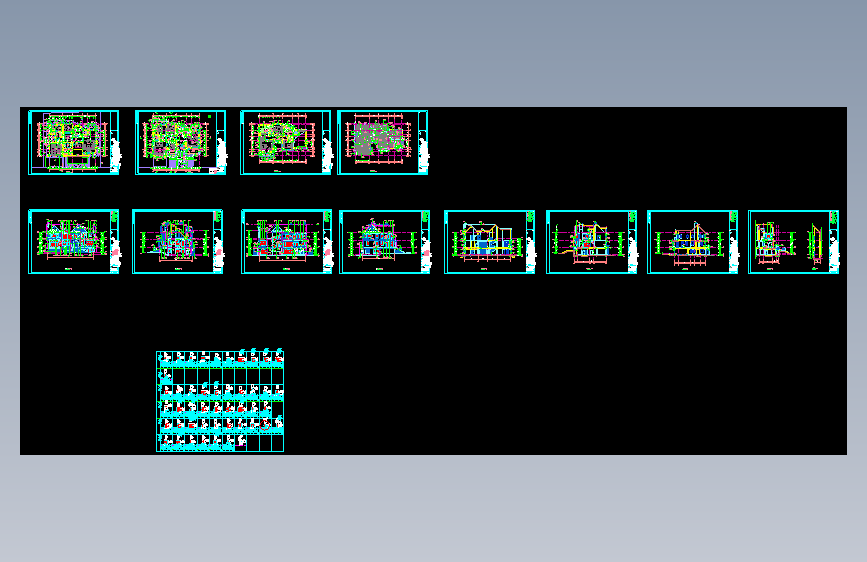某别墅区会所石材装饰CAD图5