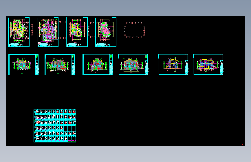 某别墅区会所石材装饰CAD图6