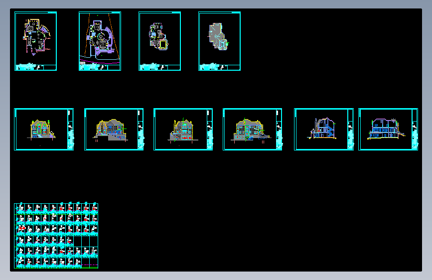 某别墅区会所石材装饰CAD图9