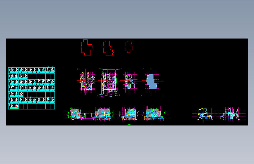某别墅区会所石材装饰CAD图10