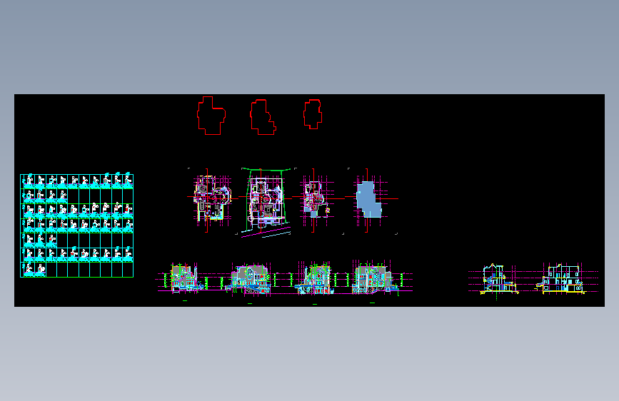 某别墅区会所石材装饰CAD图16