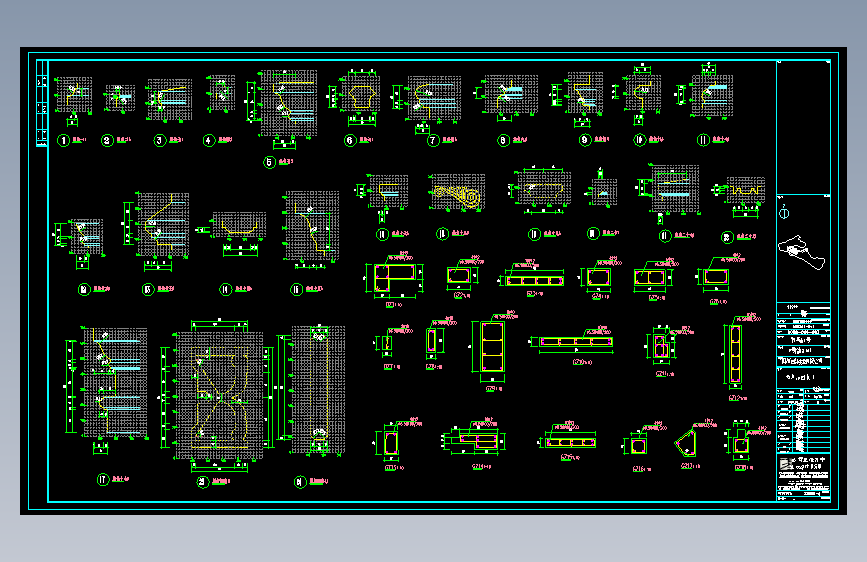 某别墅区石材装饰CAD图13