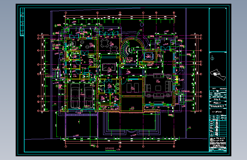 某别墅区石材装饰CAD图14