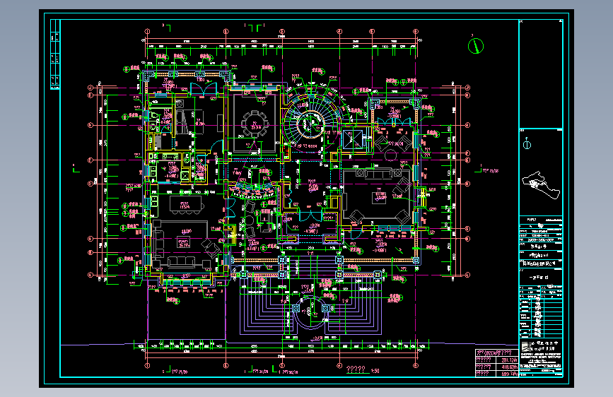 某别墅区石材装饰CAD图15