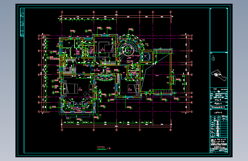 某别墅区石材装饰CAD图16