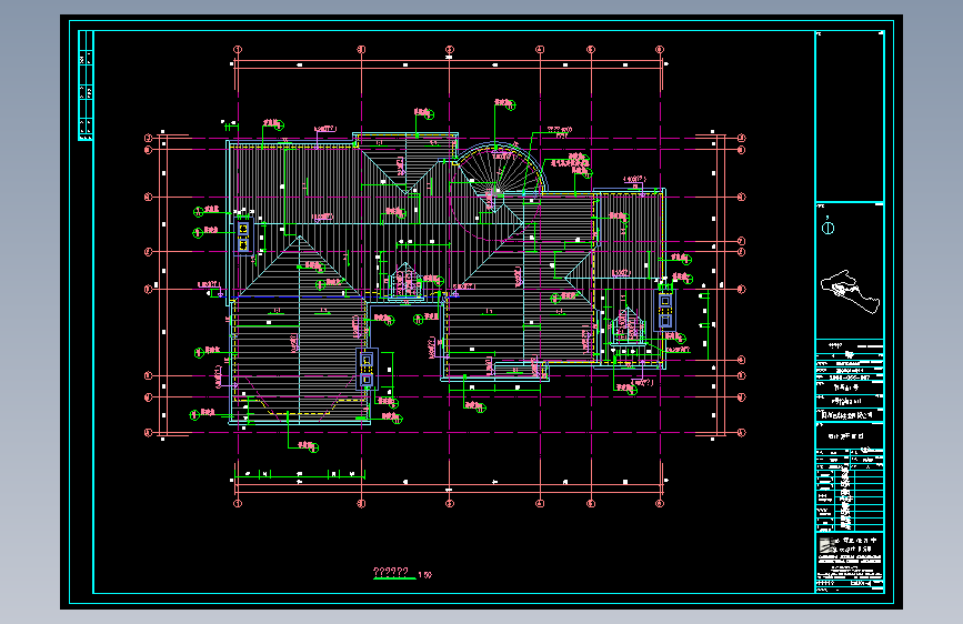 某别墅区石材装饰CAD图17