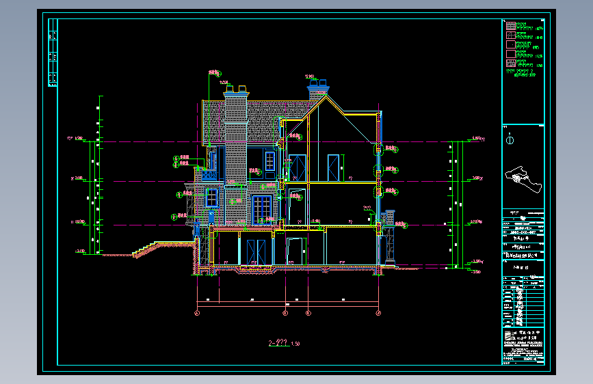 某别墅区石材装饰CAD图23