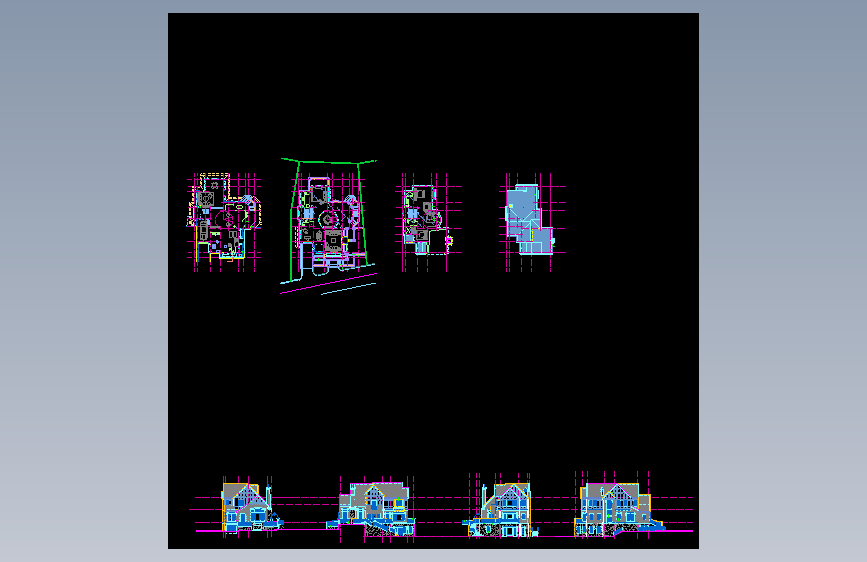 某别墅石材装饰CAD图19