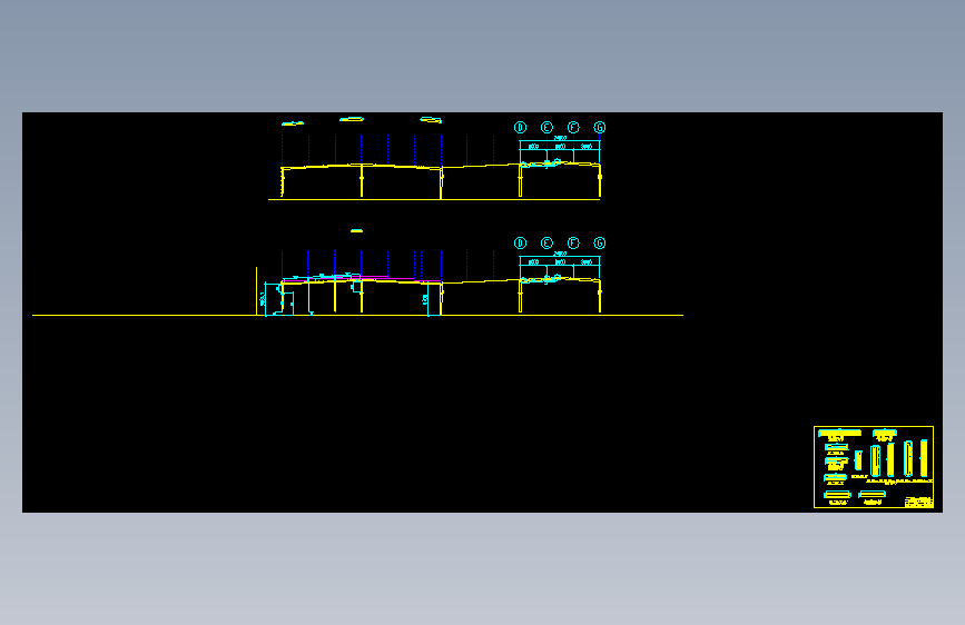 鹏翔C栋二期扩建放样排版图