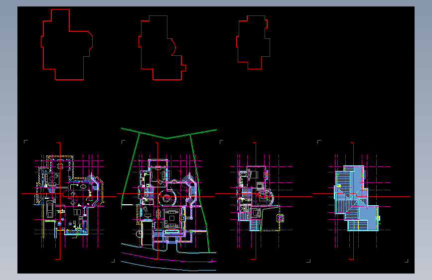 厦门某别墅石材装饰CAD图15
