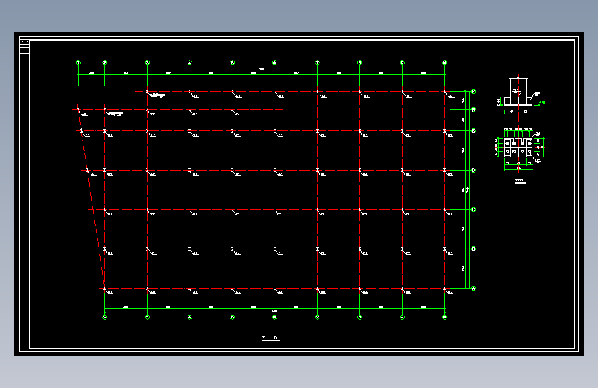 某公司大型钢结构工程CAD图