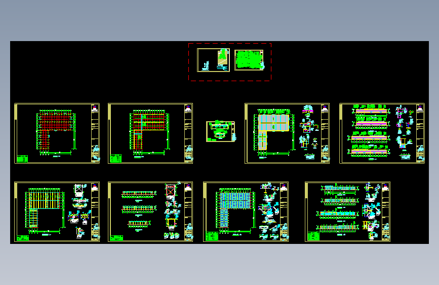 四川成都新炎石材公司工程CAD图