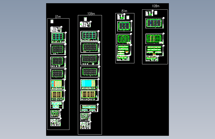 永安某公司钢结构工程CAD图