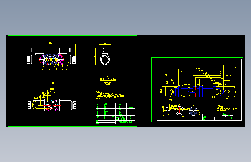 电磁换向阀6通径K型4凸肩
