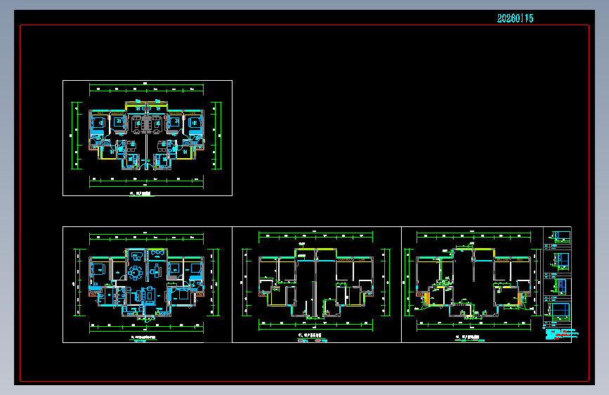 聚龙天誉湾四期0102户型合拼布局图