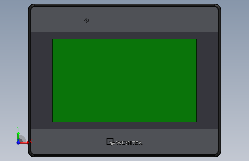 威纶4.3寸型号TK6051iP 正面视图