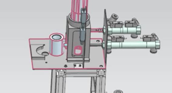 自动化生产线供料站模型