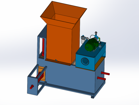 液压式稻壳打捆机的设计【液压稻壳压缩打包机的设计】【稻草打包机】【UG】392473