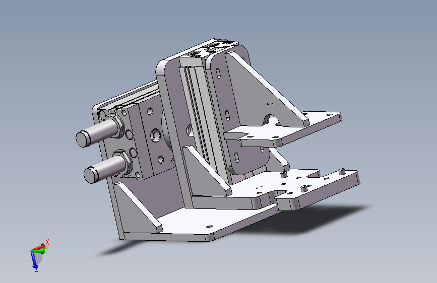 气动翻转定位安装夹具 1540201