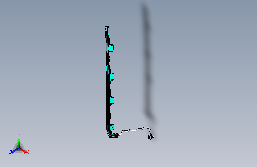 汽车RGB氛围灯三维图 997980