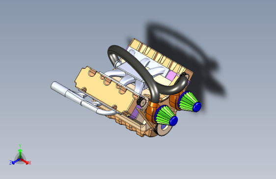 A0001757-v6发动机总成