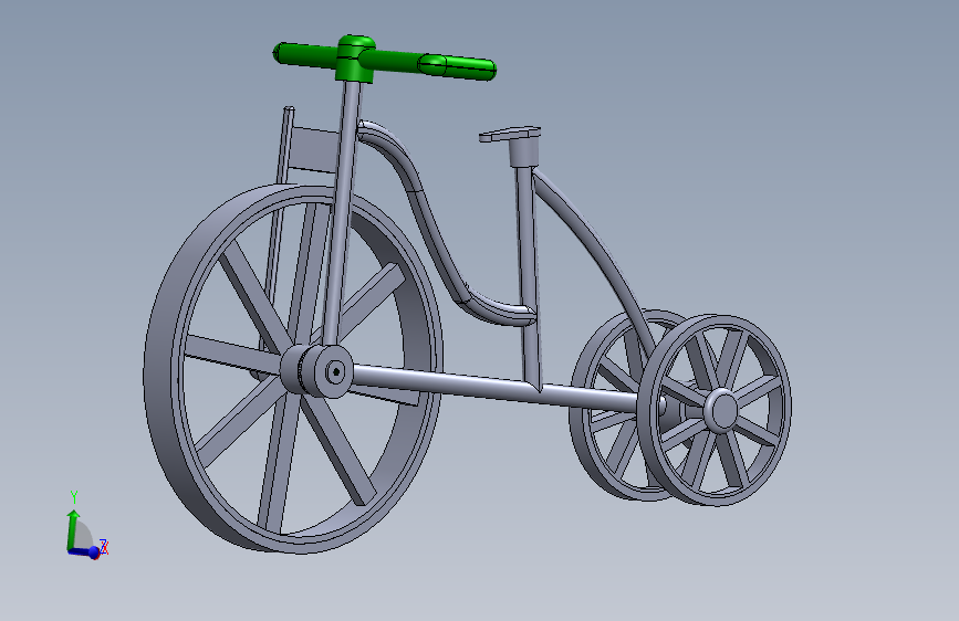 A2002962-玩具老自行车