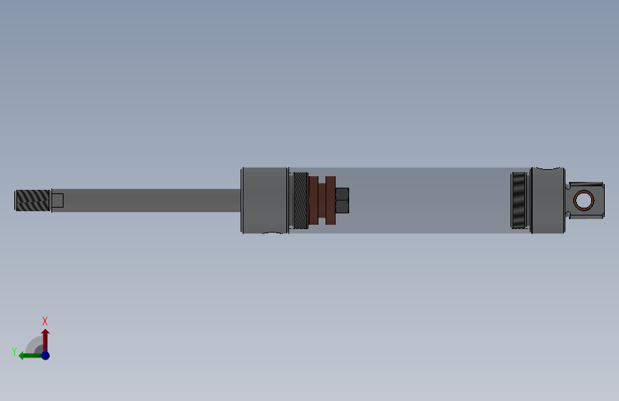 圆形气缸25x12x90毫米