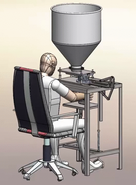 A2002997-咖啡、面粉或粉末的体积包装用称重器