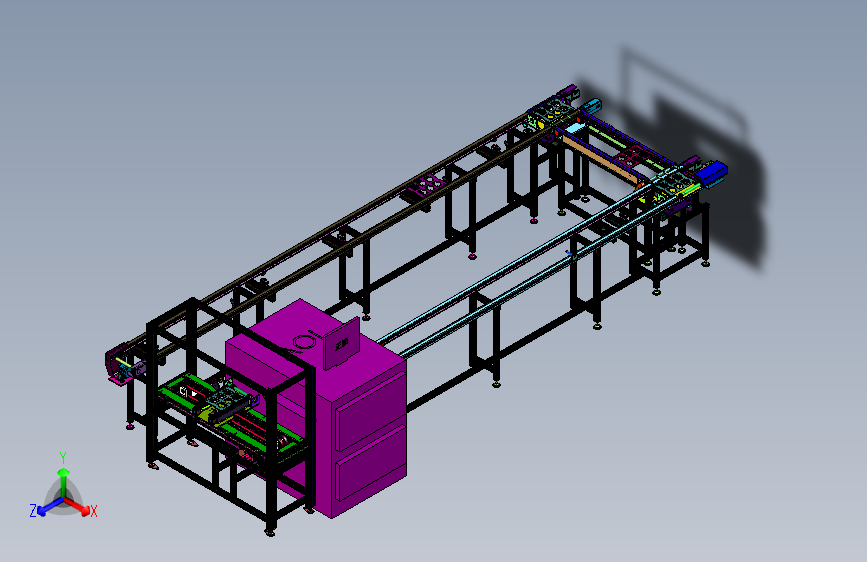 AOI检测运输回流线