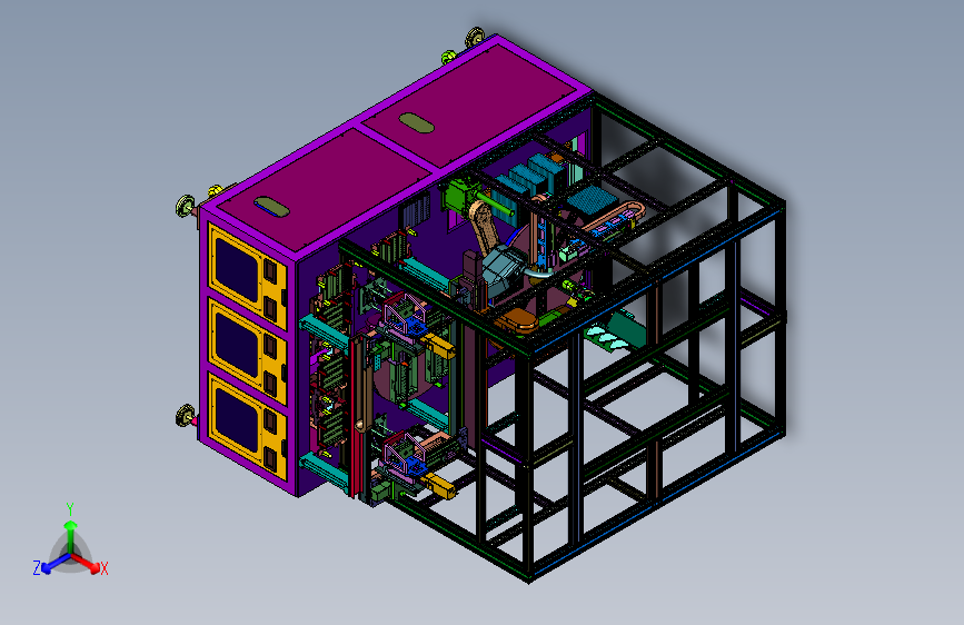 弹夹上料芯片上下表面CCD机