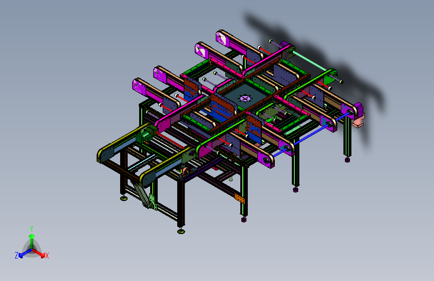 多方向拼接式皮带输送机