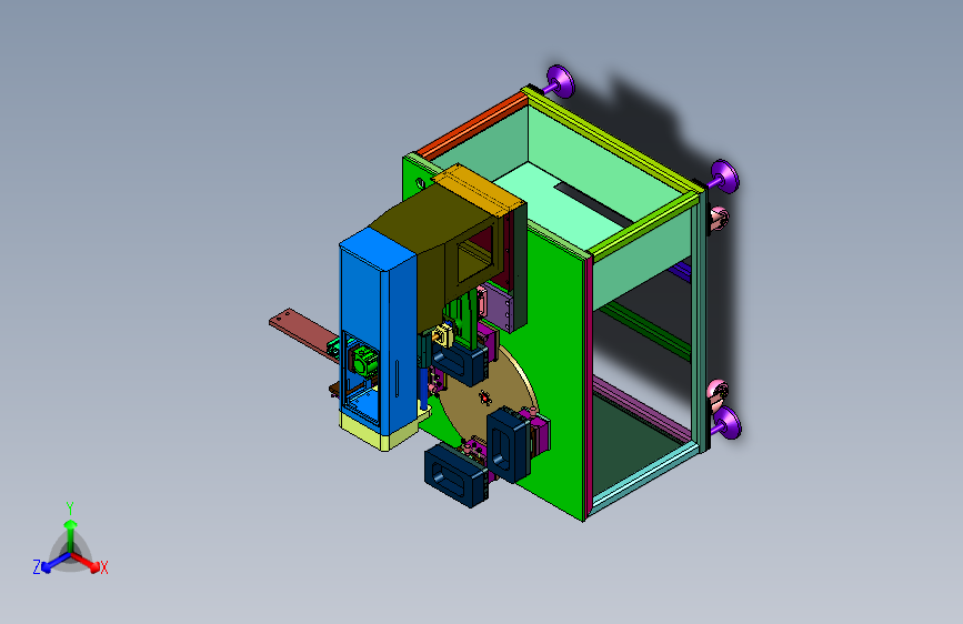 多工位互换转盘机的移印机