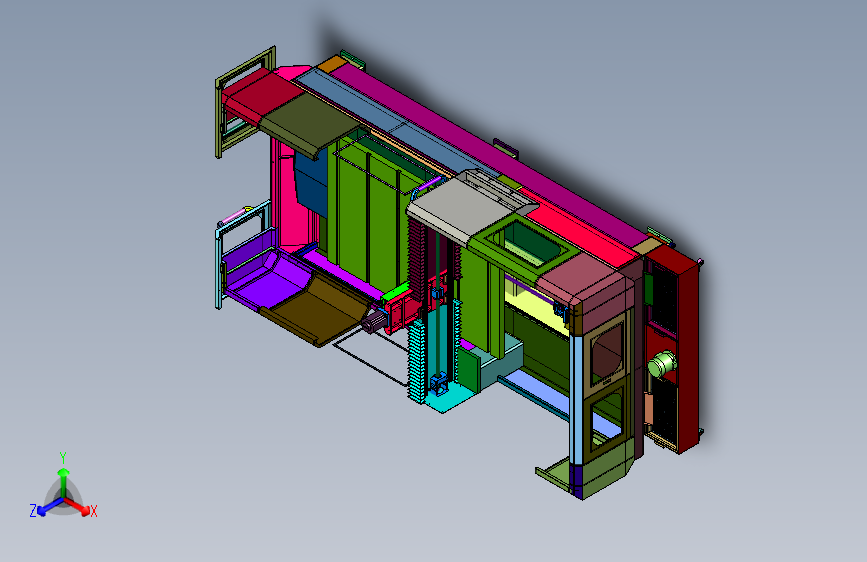 钢板台面重型模具雕铣机