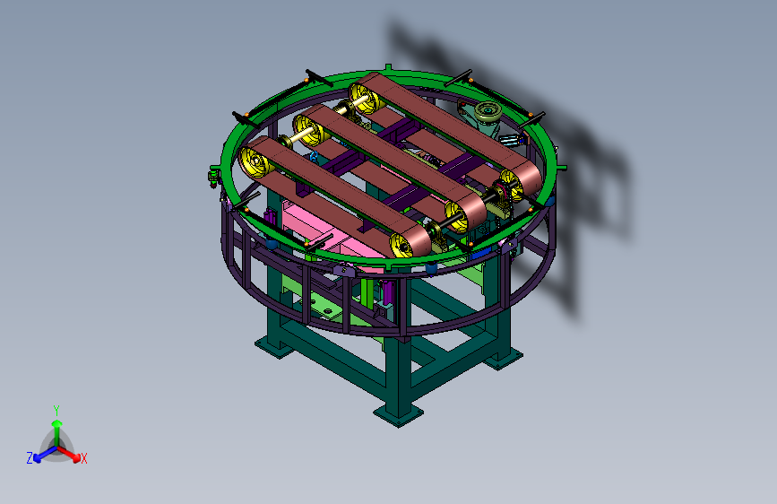 机械加工用快速升降传送装置