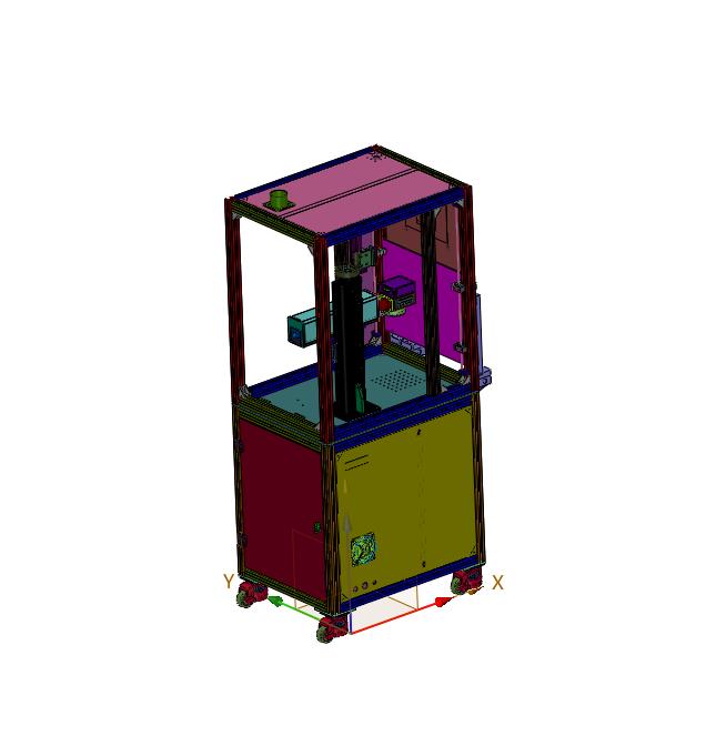 激光三轴光纤镭雕设备