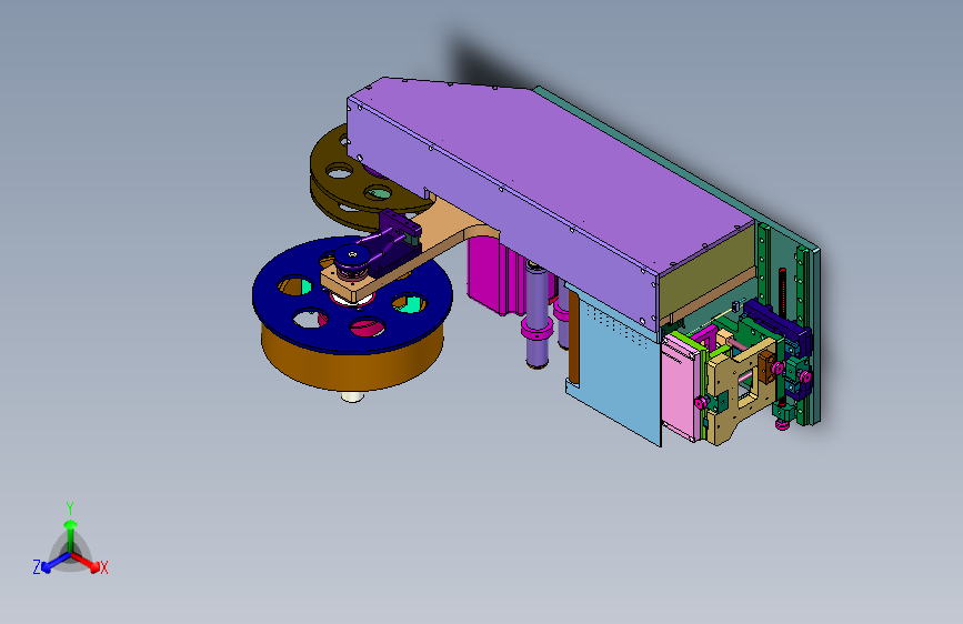 间歇式标签印刷机收纸机构