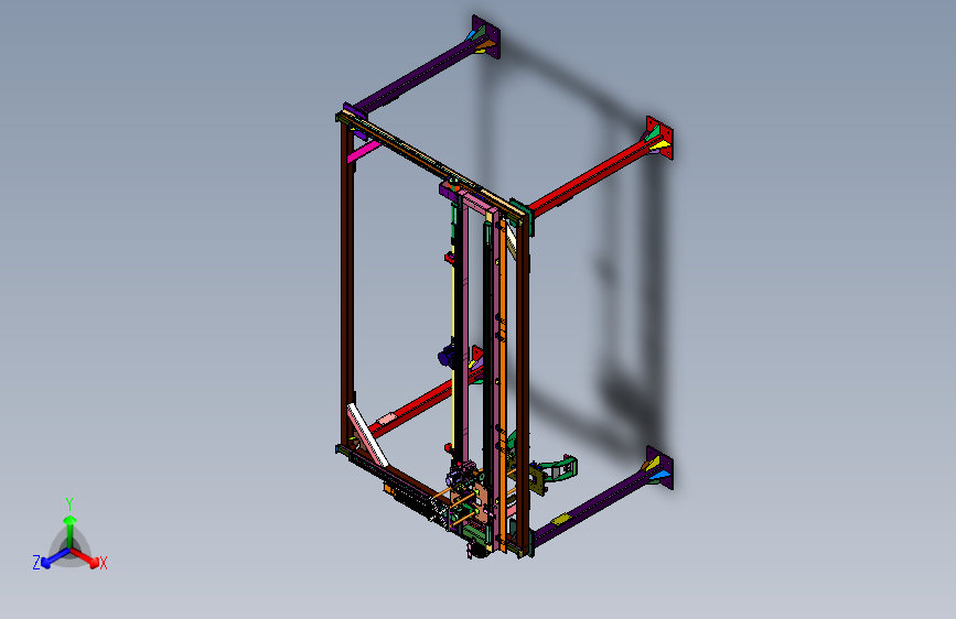 龙门架式自动抓取物料装置