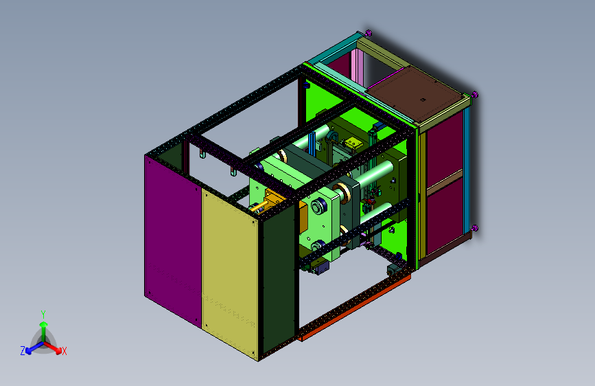模具厂的液压冲压机