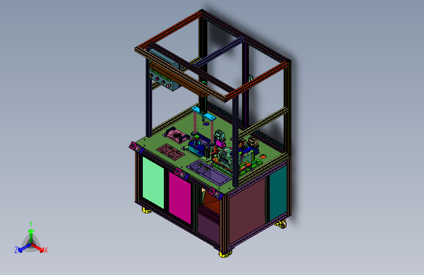 汽车泵的组装生产系统