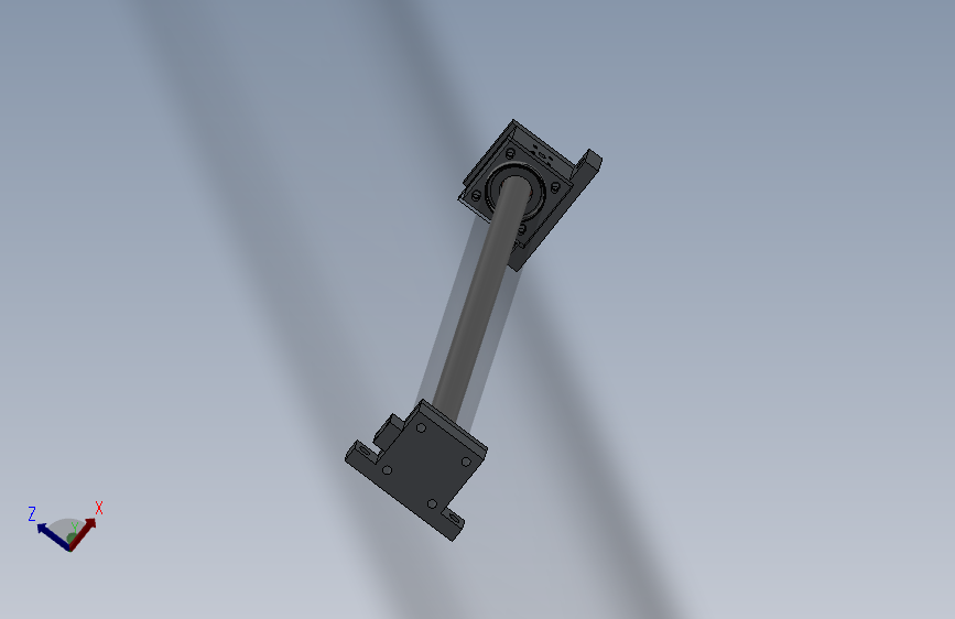 磨机型液压缸（前后支脚固定）125x70x2100 mm