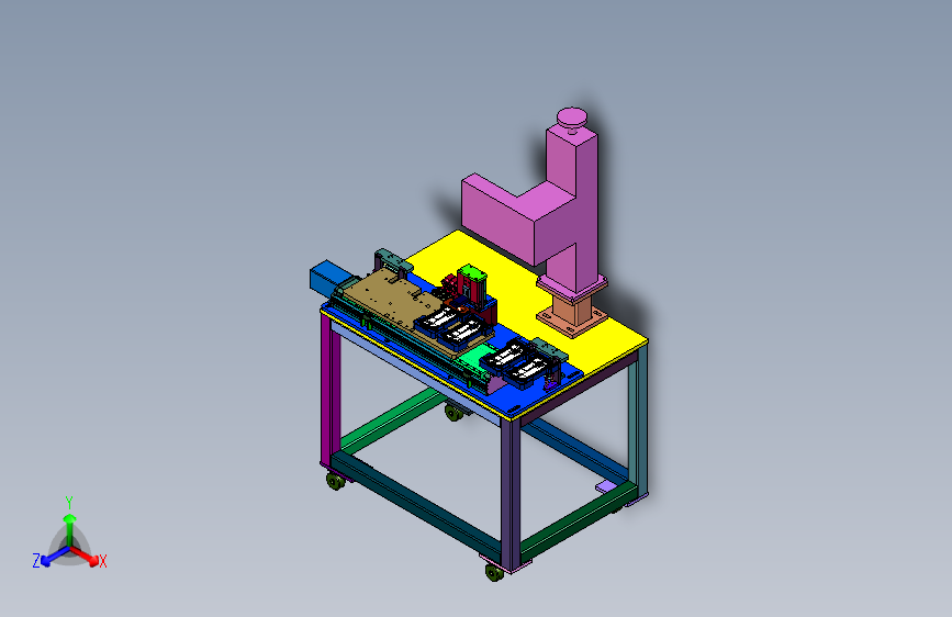 手机电池盖的点焊装置